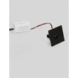 NovaLuce ATRIUM beépíthető szpotlámpa fém, fekete, LED, 3W, 2700K, 28 Lm - NL-9844038