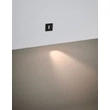 NovaLuce ATRIUM beépíthető szpotlámpa fém, fekete, LED, 3W, 2700K, 33 Lm - NL-9844042