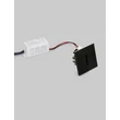 NovaLuce ATRIUM beépíthető szpotlámpa fém, fekete, LED, 3W, 2700K, 33 Lm - NL-9844042