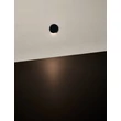 NovaLuce ATRIUM beépíthető szpotlámpa fém, fekete, LED, 3W, 2700K, 5 Lm - NL-9844044