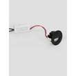 NovaLuce ATRIUM beépíthető szpotlámpa fém, fekete, LED, 3W, 2700K, 41 Lm - NL-9844046
