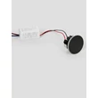 NovaLuce ATRIUM beépíthető szpotlámpa fém, fekete, LED, 3W, 2700K, 20 Lm - NL-9844048