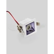 NovaLuce AREA beépíthető szpotlámpa fém, fehér, LED, 3W, 2700K, 111 Lm - NL-9844051