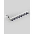 NovaLuce AREA beépíthető szpotlámpa fém, fehér, LED, 20W, 3000K, 1334 Lm - NL-9844056