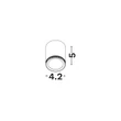 NovaLuce ROLLER mennyezet lámpa fém, fekete, LED, 5W, 3000K, 184 Lm - NL-9844072