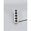 NovaLuce GONO beépíthető szpotlámpa fém, fehér, LED, 11W, 3000K, 541 Lm - NL-9844084