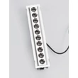 NovaLuce GONO beépíthető szpotlámpa fém, fehér, LED, 15W, 3000K, 818 Lm - NL-9844093
