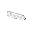 NovaLuce GONO beépíthető szpotlámpa fém, fehér, LED, 15W, 3000K, 818 Lm - NL-9844093