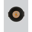 NovaLuce GLYCE beépíthető szpotlámpa fém, fekete, LED, 12W, 4000K, 738 Lm - NL-9844155