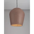 NovaLuce OMIO kültéri függeszték fém, cement, fekete, barna, E27, IP55 - NL-9919100