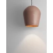 NovaLuce OMIO kültéri függeszték fém, cement, fekete, barna, E27, IP55 - NL-9919100