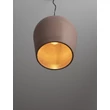 NovaLuce OMIO kültéri függeszték fém, cement, fekete, barna, E27, IP55 - NL-9919100