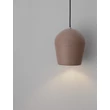 NovaLuce OMIO kültéri függeszték fém, cement, fekete, barna, E27, IP55 - NL-9919101