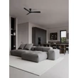 NovaLuce ICHOS ventilátor fém, műanyag, fekete - NL-9952331