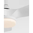 NovaLuce CAELIA mennyezeti ventilátoros lámpa fém, műanyag, fehér, LED, 20W, 3000-6000K, 1101 Lm - NL-9952395
