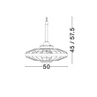 NovaLuce BRIZZY mennyezeti ventilátoros lámpa fém, műanyag, fekete, LED, 17W, 3000-6000K, 1110 Lm, IP44 - NL-9952396