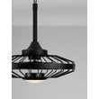 NovaLuce BRIZZY mennyezeti ventilátoros lámpa fém, műanyag, fekete, LED, 17W, 3000-6000K, 1110 Lm, IP44 - NL-9952396