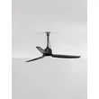 NovaLuce BLOWY mennyezeti ventilátoros lámpa fém, műanyag, fekete, LED, 17W, 3000-6000K, 1110 Lm, IP54 - NL-9952397