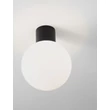 NovaLuce SPIX kültéri mennyezet lámpa fém, üveg, fekete, fehér, E27, IP54 - NL-9971453