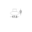 NovaLuce ALI kültéri mennyezet lámpa fém, üveg, antracit, fehér, LED, 6W, 644lm, 3000K, IP65 - NL-9971456