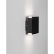NovaLuce ARTU kültéri fali lámpa fém, akril, fekete, fehér, LED, 10W, 335lm, 3000K, IP65 - NL-9971460