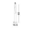 NovaLuce NOOI kültéri állólámpa fém, antracit, LED, 6W, 185lm, 3000K, IP65 - NL-9971467