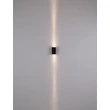 NovaLuce ELIO kültéri fali lámpa fém, üveg, antracit, LED, 6W, 429lm, 3000K, IP65 - NL-9971470