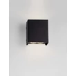 NovaLuce ELIO kültéri fali lámpa fém, üveg, antracit, LED, 12W, 1327lm, 3000K, IP65 - NL-9971473