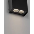 NovaLuce ELIO kültéri fali lámpa fém, üveg, antracit, LED, 12W, 1327lm, 3000K, IP65 - NL-9971473
