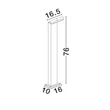 NovaLuce FARGE kültéri állólámpa fém, akril, antracit, fehér, LED, 12W, 703lm, 3000K, IP65 - NL-9971478