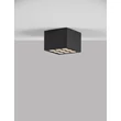 NovaLuce JAX kültéri mennyezet lámpa fém, üveg, antracit, LED, 17W, 1463lm, 3000K, IP54 - NL-9971479