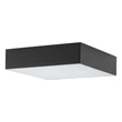 Nowodvorski LID SQUARE mennyezet lámpa műanyag, fekete, fehér, LED, 3000K, 25W, 1600lm - TL-10425