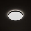 Nowodvorski AGNES ROUND fürdőszobai mennyezet lámpa fém, műanyag, fekete, fehér, LED, 22W, 3000K, 1600Lm, IP44 - 10971