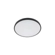 Nowodvorski AGNES ROUND fürdőszobai mennyezet lámpa fém, műanyag, fekete, fehér, LED, 22W, 3000K, 1600Lm, IP44 - 10971