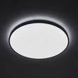 Nowodvorski AGNES ROUND fürdőszobai mennyezet lámpa fém, műanyag, fekete, fehér, LED, 32W, 4000K, 2700Lm, IP44 - 10974
