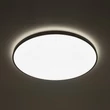 Nowodvorski AGNES ROUND fürdőszobai mennyezet lámpa fém, műanyag, fekete, fehér, LED, 64W, 3000K, 5600Lm, IP44 - 10975