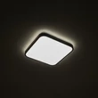Nowodvorski AGNES SQUARE fürdőszobai mennyezet lámpa fém, műanyag, fekete, fehér, LED, 16W, 3000K, 1200Lm, IP44 - 10983
