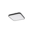 Nowodvorski AGNES SQUARE fürdőszobai mennyezet lámpa fém, műanyag, fekete, fehér, LED, 16W, 3000K, 1200Lm, IP44 - 10983