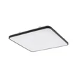Nowodvorski AGNES SQUARE fürdőszobai mennyezet lámpa fém, műanyag, fekete, fehér, LED, 64W, 3000K, 5600Lm, IP44 - 10987