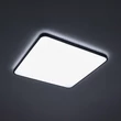 Nowodvorski AGNES SQUARE fürdőszobai mennyezet lámpa fém, műanyag, fekete, fehér, LED, 64W, 4000K, 6000Lm, IP44 - 10988