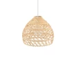 Nowodvorski BOHO függeszték fém, rattan, fehér, natúr, E27 - 11150