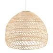 Nowodvorski BOHO függeszték fém, rattan, fehér, natúr, E27 - 11152