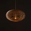 Nowodvorski RATTAN függeszték fém, rattan, fehér, natúr, E27 - 11154