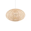 Nowodvorski RATTAN függeszték fém, rattan, fehér, natúr, E27 - 11154