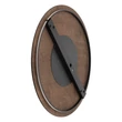 Nowodvorski RING TIMBER fali lámpa fém, fa, fekete, barna, LED, 22W, 3000K, 400Lm - 11178