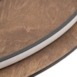 Nowodvorski RING TIMBER fali lámpa fém, fa, fekete, barna, LED, 22W, 3000K, 400Lm - 11178