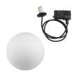 Nowodvorski SNOWBALL lámpafej 3 fázisú sínrendszerhez fém, üveg, műanyag, fekete, fehér, G9 - 11295