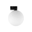 Nowodvorski SNOWBALL lámpafej 3 fázisú sínrendszerhez fém, üveg, műanyag, fekete, fehér, G9 - 11296