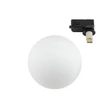 Nowodvorski SNOWBALL lámpafej 3 fázisú sínrendszerhez fém, üveg, műanyag, fekete, fehér, G9 - 11296
