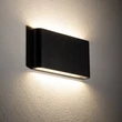 Nowodvorski SEMI kültéri fali lámpa fém, üveg, fekete, LED, 10W, 3000K, 500Lm, IP54 - 11364